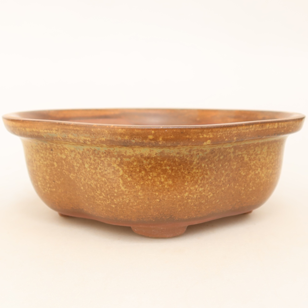 Keramická Miska  16,5 x 14,5 x 6 cm , barva hnědá