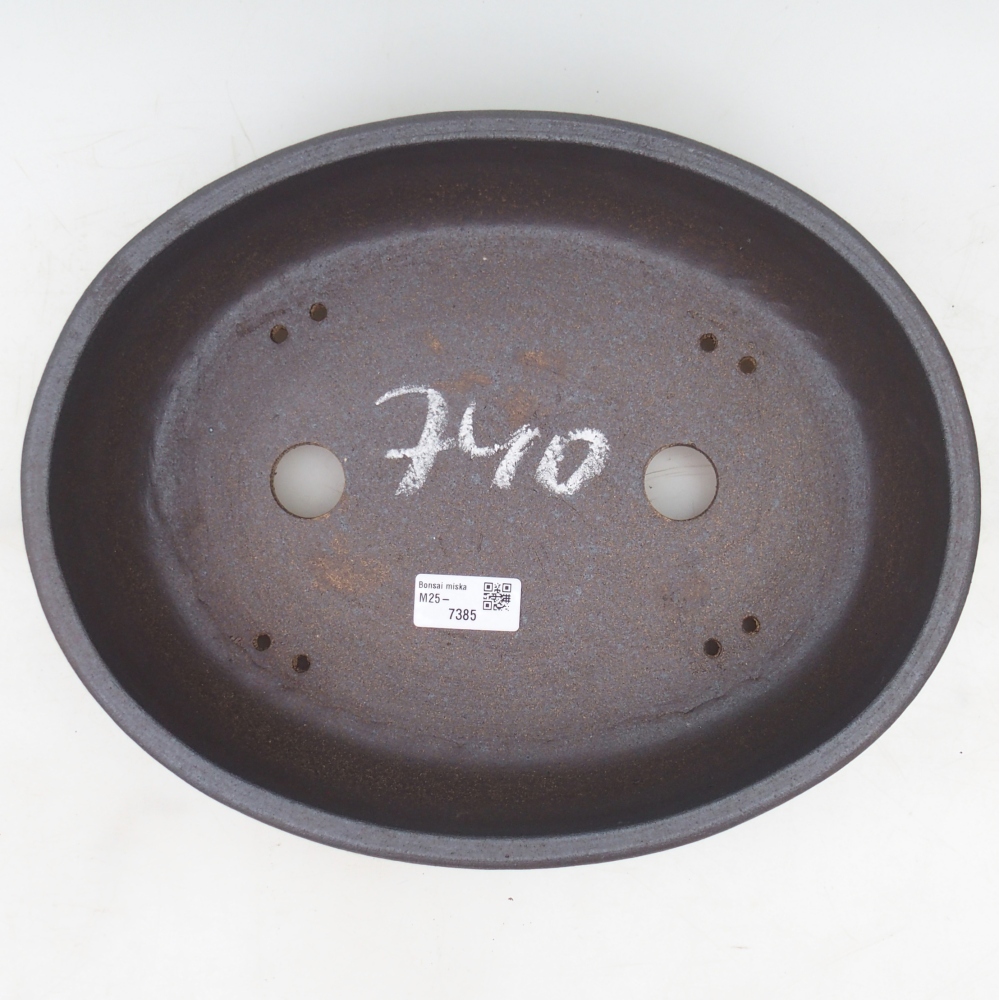 Bonsai miska 32,5 x 25,5 x 8,5 cm , barva hnědá