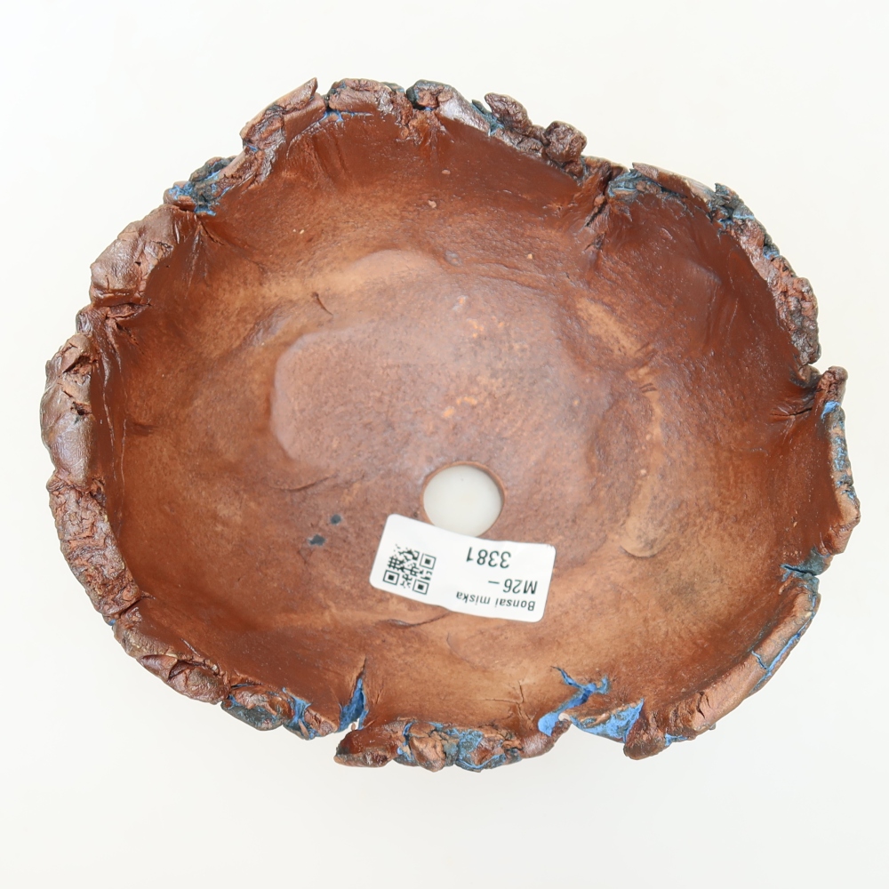 Keramická Skořápka 14,5 x 13 x 8,5 cm , barva modrá