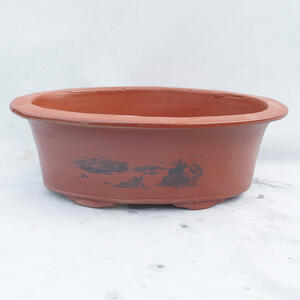 Bonsai miska 37 x 28 x 12 cm, barva cihlová