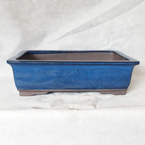 Bonsai miska 41 x 30 x 12 cm, barva modrá
