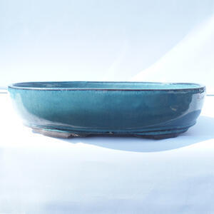 Bonsai miska 41 x 29 x 10 cm barva modrá