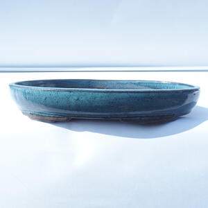 Bonsai miska 30 x 20 x 5 cm barva modrá