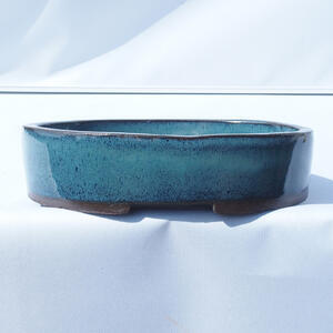Bonsai miska 20 x 14 x 4,5 cm barva modrá