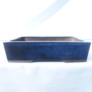 Bonsai miska 36 x 26 x 9 cm barva modrá