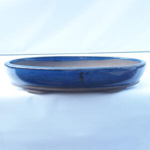 Bonsai miska 37 x 27 x 6 cm barva modrá