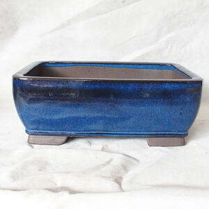 Bonsai miska 28 x 21 x 10 cm, barva modrá