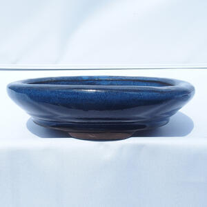 Bonsai miska 22 x 22 x 5,5 cm barva modrá