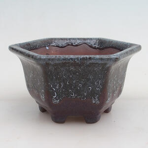 Bonsai miska 13 x 12 x 7 cm, barva vínovošedá