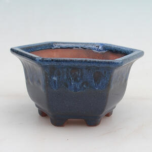 Bonsai miska 13 x 12 x 7 cm, barva modrá