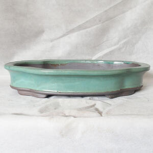 Bonsai miska 53 x 38 x 10 cm, barva zelená