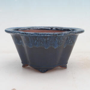 Bonsai miska 15,5 x 13 x 7,5 cm, barva modrá