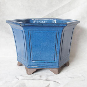 Bonsai miska 40 x 35 x 26 cm, barva modrá