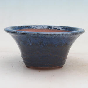Bonsai miska 15 x 15 x 7 cm, barva modrá