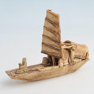 Keramická figurka - loď
