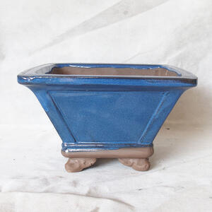 Bonsai miska 27 x 27 x 16 cm, barva modrá
