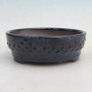 Bonsai miska 16 x 16 x 5 cm, barva modrá