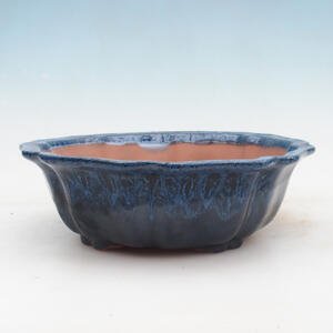 Bonsai miska 28 x 28 x 9 cm, barva modrá