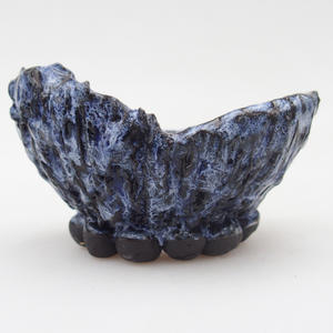Keramická Skořápka 8 x 7 x 5 cm, barva modrá