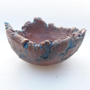 Keramická Skořápka 8 x 8 x 4,5 cm, barva modrá
