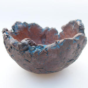 Keramická Skořápka 8 x 8 x 5 cm, barva modrá