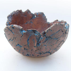 Keramická Skořápka 8 x 8 x 6 cm, barva modrá