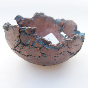 Keramická Skořápka 8 x 8 x 5,5 cm, barva modrá