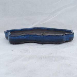 Bonsai miska 31 x 19 x 3,5 cm, barva modrá