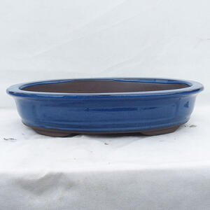 Bonsai miska 41 x 33 x 7 cm, barva modrá
