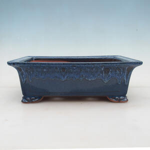 Bonsai miska 31 x 21 x 10 cm, barva modrá