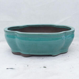 Bonsai miska 41 x 33 x 15 cm, barva zelená