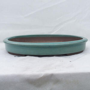 Bonsai miska 43 x 35 x 6 cm, barva zelená