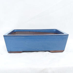 Bonsai miska 41 x 29 x 12  cm, barva modrá
