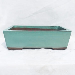 Bonsai miska 41 x 29 x 12  cm, barva zelená