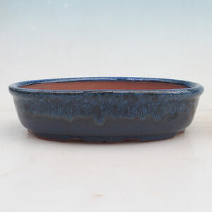 Bonsai miska 18,5 x 14,5 x 4,5 cm, barva modrá