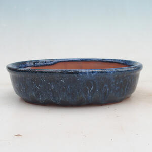 Bonsai miska 18,5 x 15 x 4,5 cm, barva modrá
