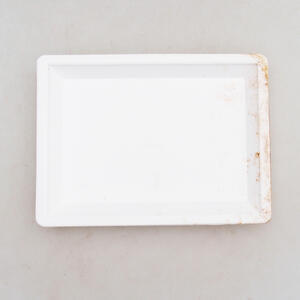 Bonsai podmiska plast PP-1 bílá 15 x 11 x 1,8 cm