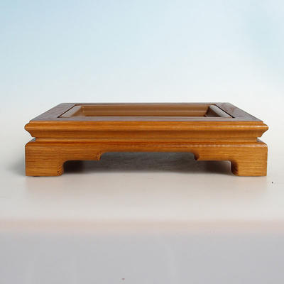 Dřevěný stolek pod bonsaje  28 x 22 x 6,5 cm - 1