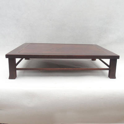 Dřevěný stolek pod bonsaje  hnědý 50 x 40 x 10,5 cm - 1