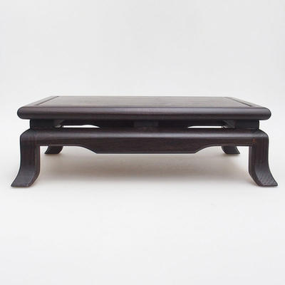 Dřevěný stolek pod bonsaje  hnědý 31 x 24 x 10 cm - 1