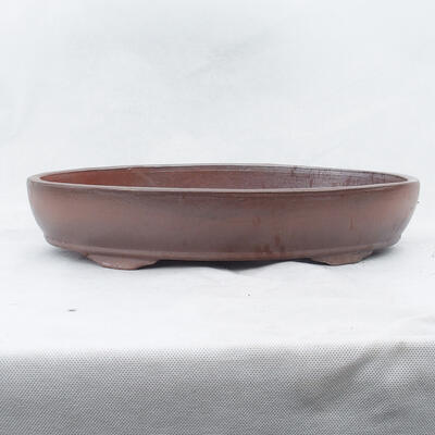 Bonsai miska 41 x 28 x 7,5 cm, barva hnědá - 1