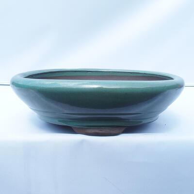 Bonsai miska 35 x 35 x 10 cm barva zelená - 1