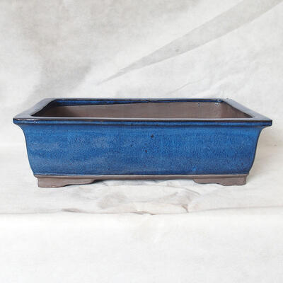 Bonsai miska 41 x 30 x 12 cm, barva modrá - 1