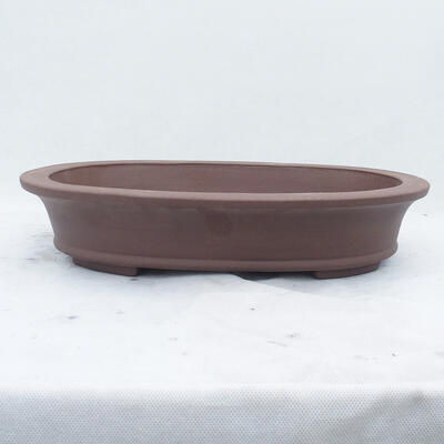 Bonsai miska 41 x 31 x 8 cm, barva hnědá - 1