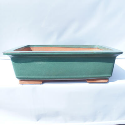 Bonsai miska 53 x 41 x 16 cm barva zelená - 1