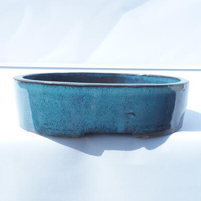 Bonsai miska 25 x 18 x 7,5 cm barva modrá - 1