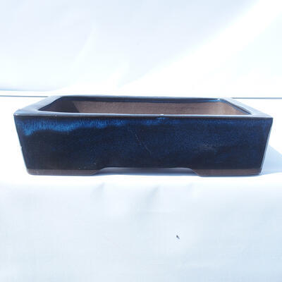 Bonsai miska 28 x 20 x 7,5 cm barva modrá - 1