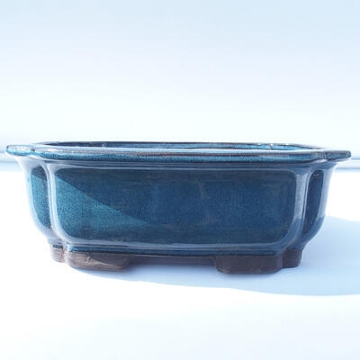 Bonsai miska 30 x 25 x 10 cm barva modrá - 1