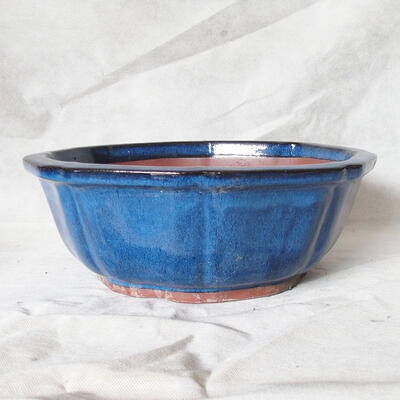 Bonsai miska 36 x 36 x 13 cm, barva modrá - 1