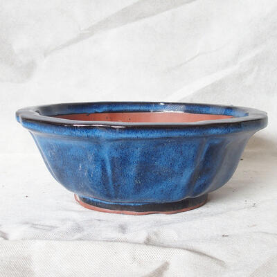 Bonsai miska 29 x 29 x 10 cm, barva modrá - 1